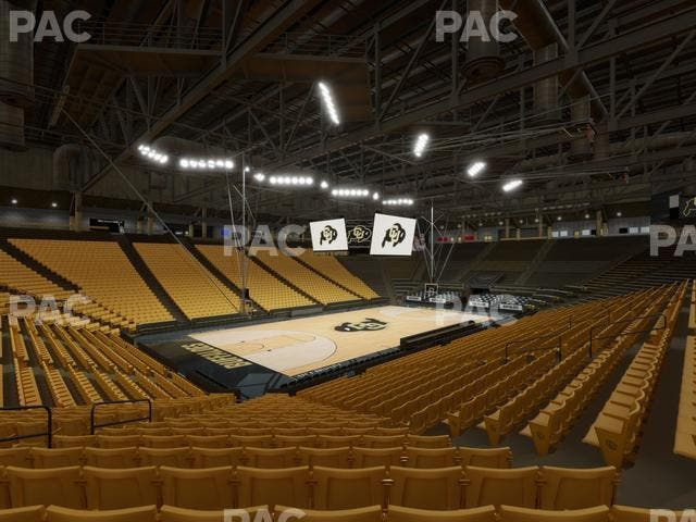 CU Events Center - Section Chairback 12 Seat View