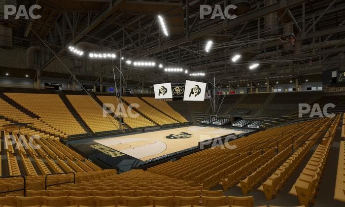 CU Events Center - Section Chairback 12 Seat View