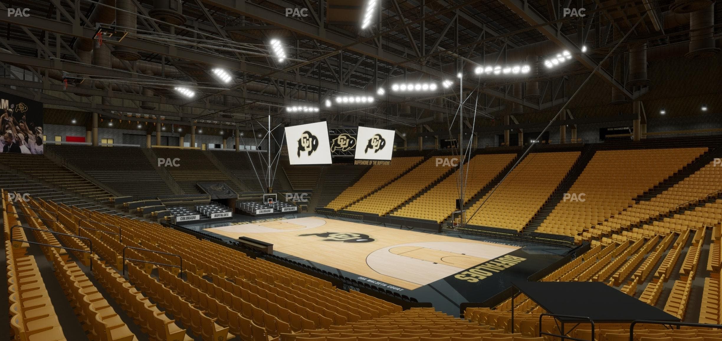 CU Events Center - Section Chairback 18 Seat View