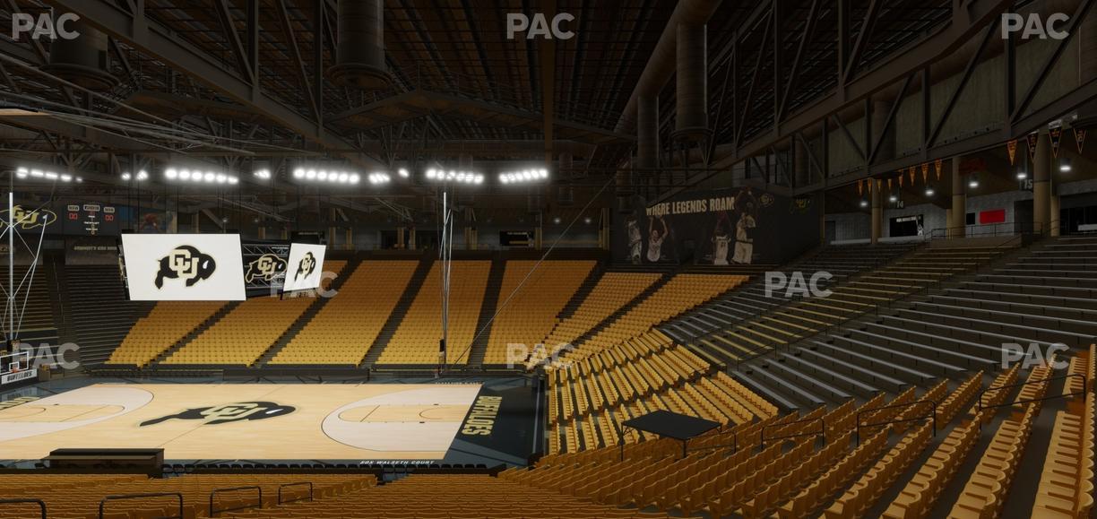 CU Events Center - Section Chairback 19 Seat View