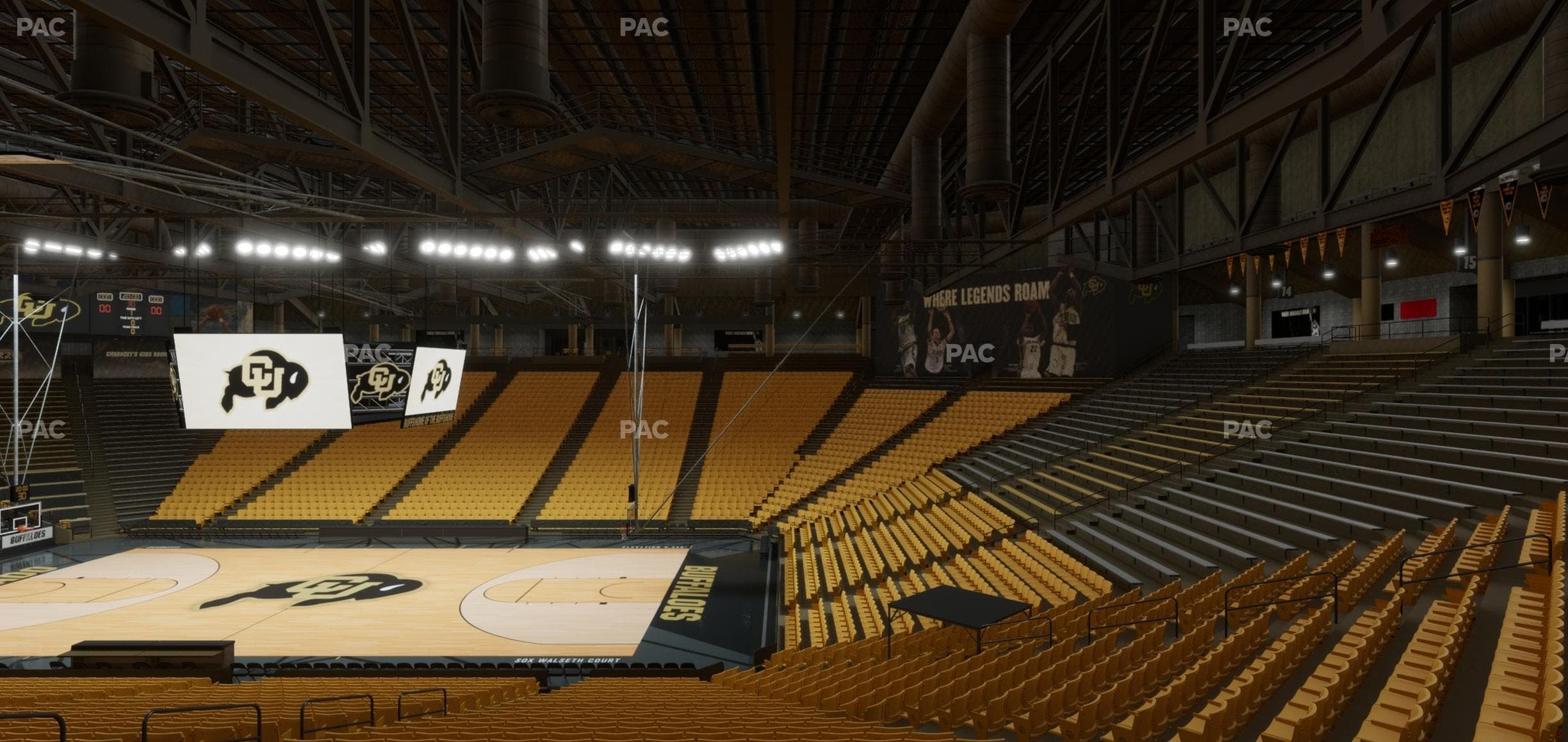 CU Events Center - Section Chairback 19 Seat View