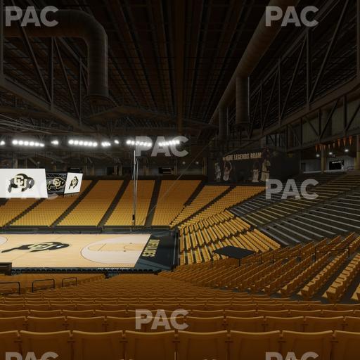 CU Events Center - Section Chairback 19 Seat View