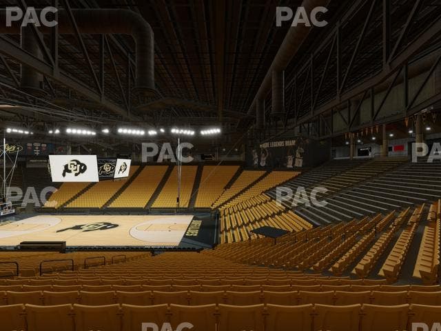 CU Events Center - Section Chairback 19 Seat View