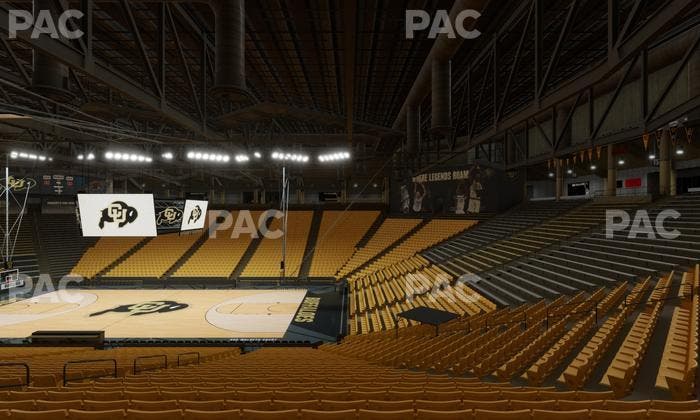 CU Events Center - Section Chairback 19 Seat View