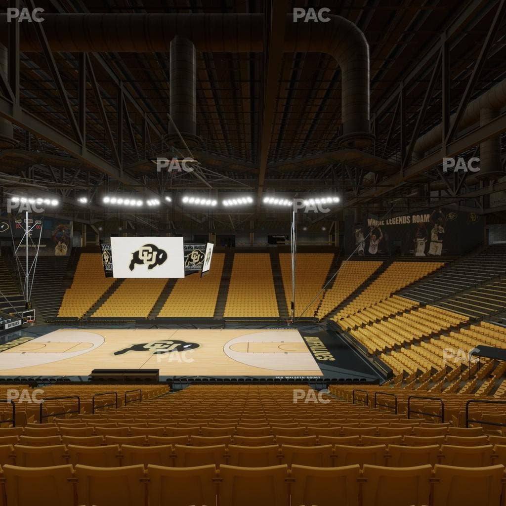 CU Events Center - Section Chairback 20 Seat View