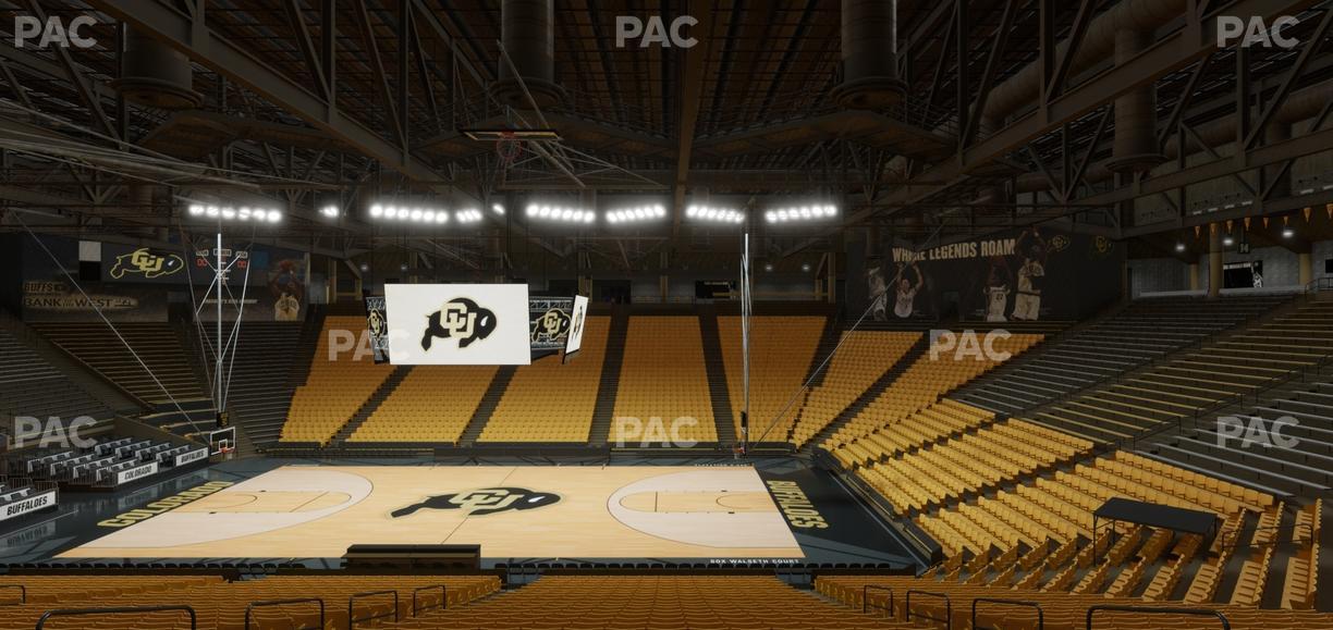 CU Events Center - Section Chairback 20 Seat View
