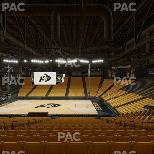CU Events Center - Section Chairback 20 Seat View