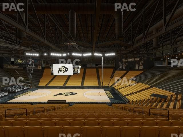CU Events Center - Section Chairback 20 Seat View