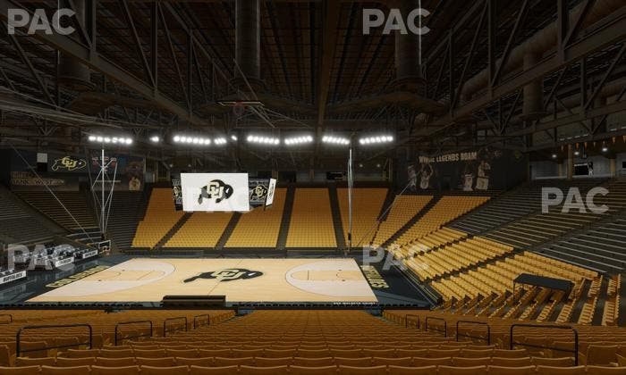 CU Events Center - Section Chairback 20 Seat View