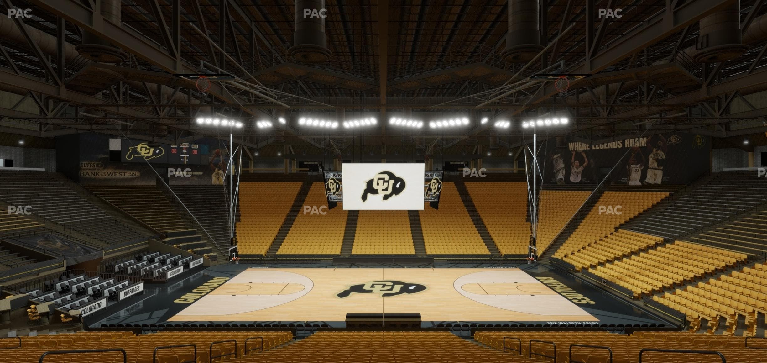 CU Events Center - Section Chairback 21 Seat View