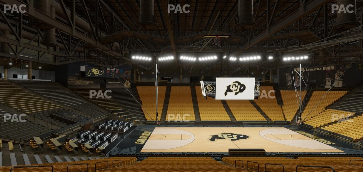 CU Events Center - Section Chairback 22 Seat View