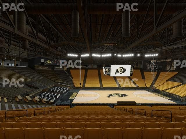CU Events Center - Section Chairback 22 Seat View