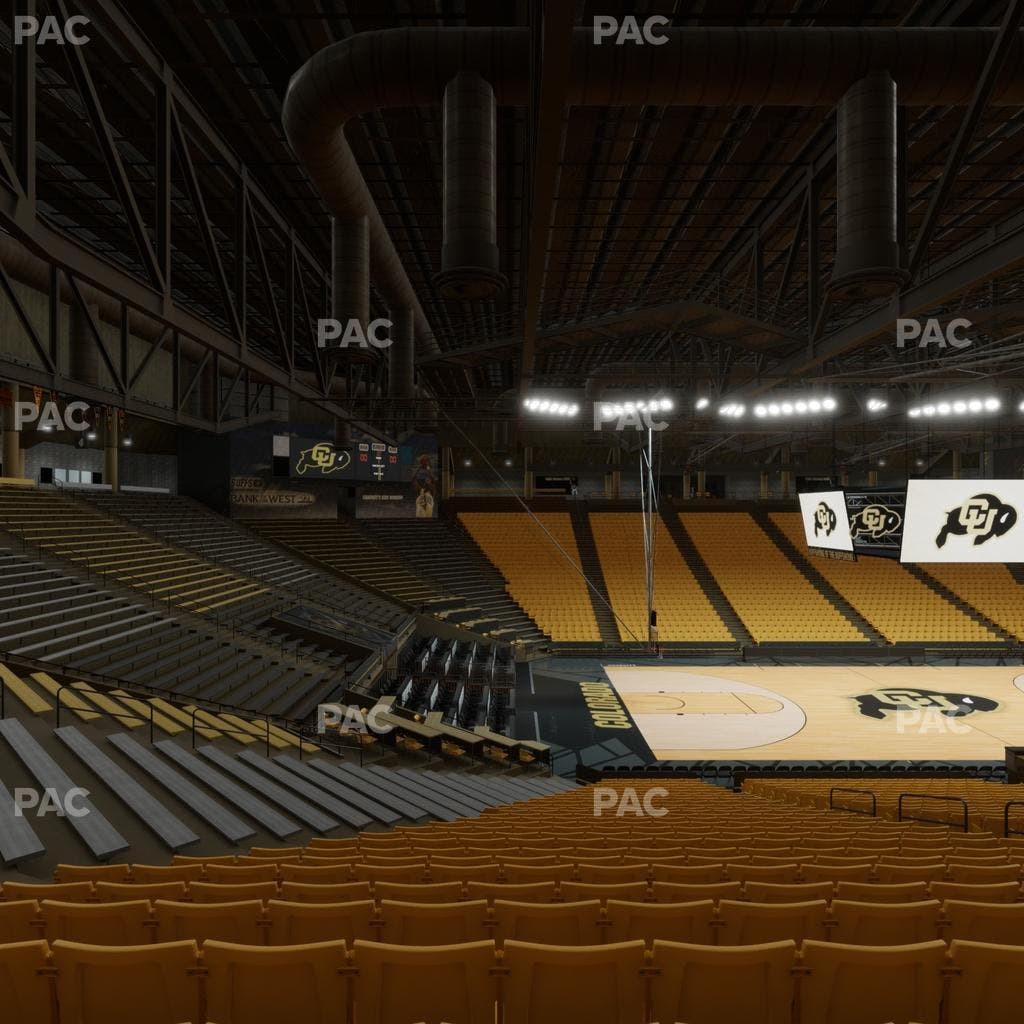 CU Events Center - Section Chairback 23 Seat View