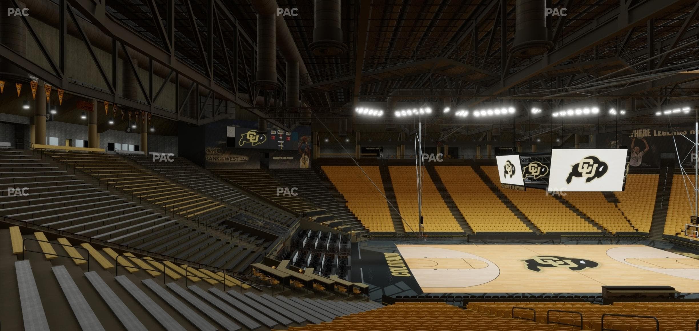 CU Events Center - Section Chairback 23 Seat View