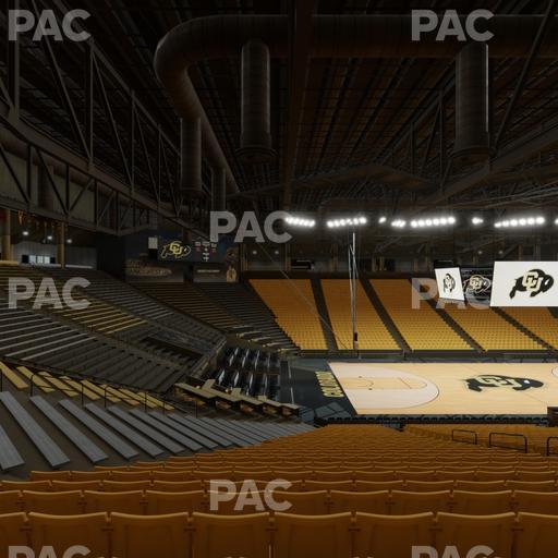CU Events Center - Section Chairback 23 Seat View