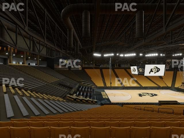 CU Events Center - Section Chairback 23 Seat View