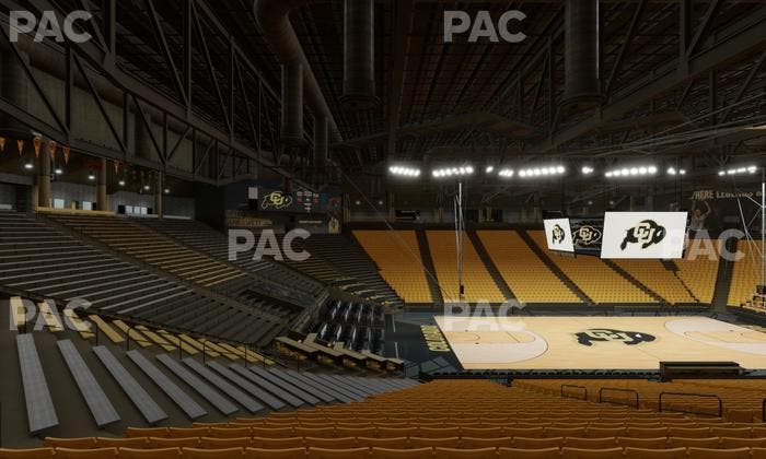 CU Events Center - Section Chairback 23 Seat View