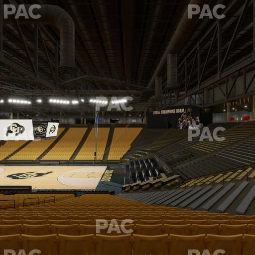 CU Events Center - Section Chairback 7 Seat View
