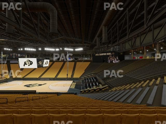 CU Events Center - Section Chairback 7 Seat View