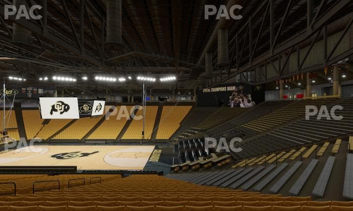 CU Events Center - Section Chairback 7 Seat View
