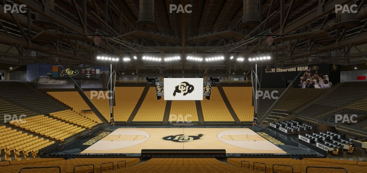 CU Events Center - Section Chairback 9 Seat View