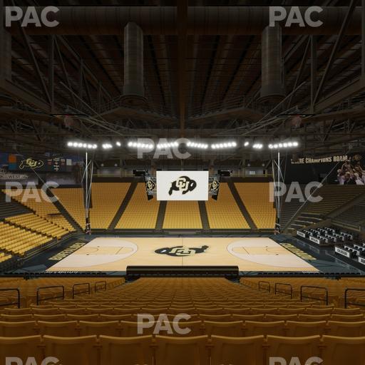 CU Events Center - Section Chairback 9 Seat View