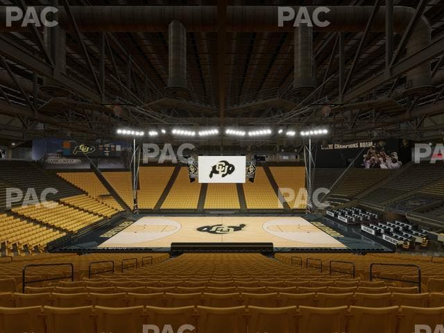 CU Events Center - Section Chairback 9 Seat View