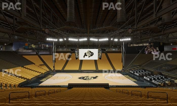 CU Events Center - Section Chairback 9 Seat View