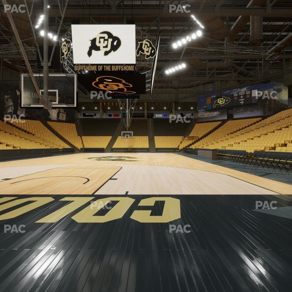 CU Events Center - Section Floor Wc 1 Seat View