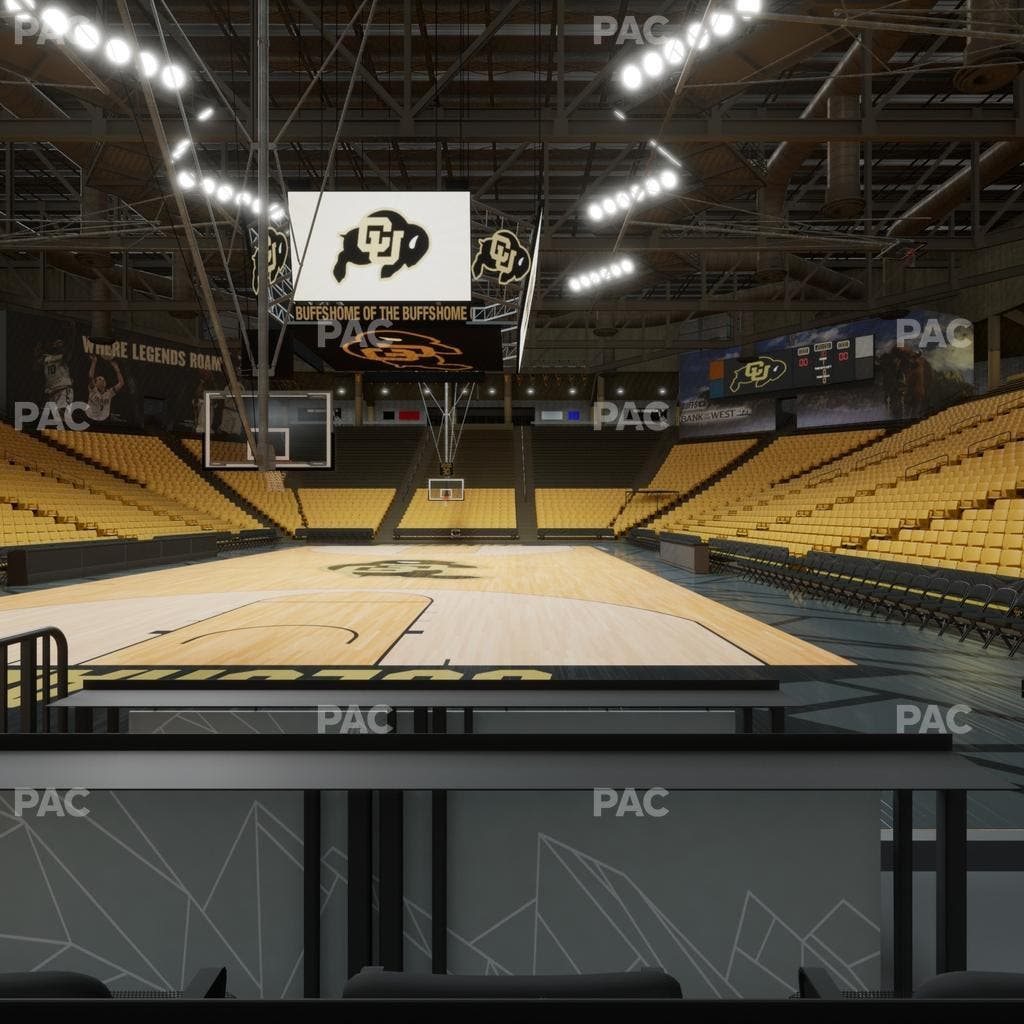 CU Events Center - Section Loge 1 Seat View