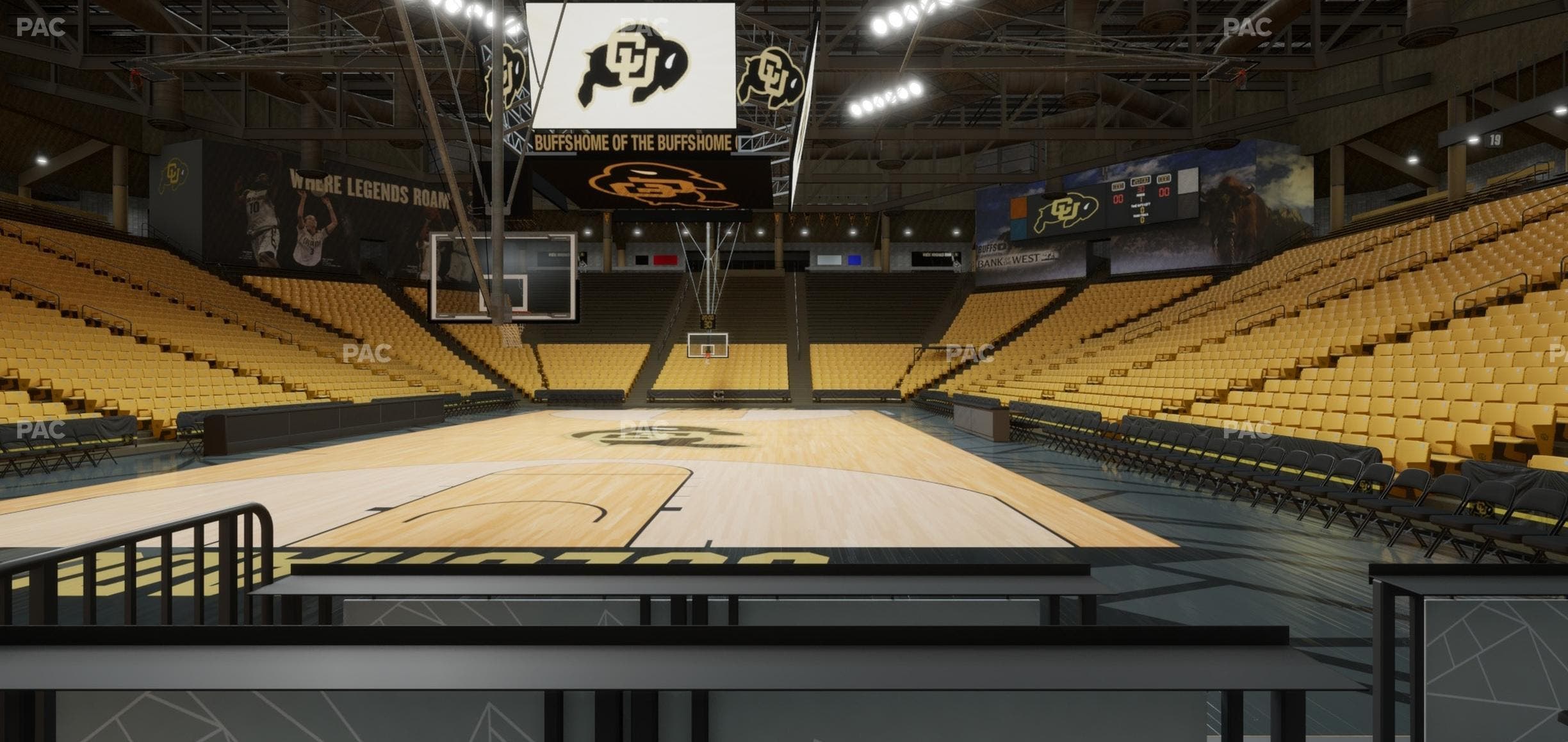 CU Events Center - Section Loge 1 Seat View