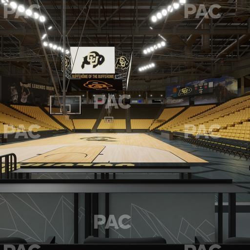CU Events Center - Section Loge 1 Seat View