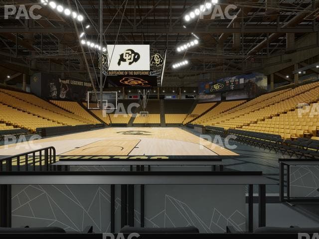 CU Events Center - Section Loge 1 Seat View