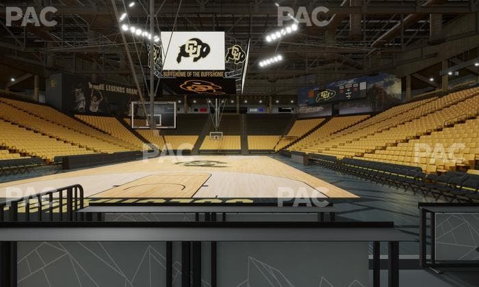 CU Events Center - Section Loge 1 Seat View