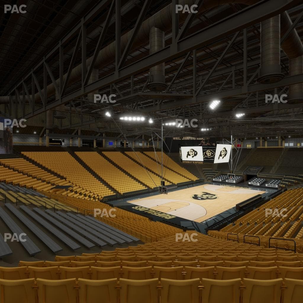 CU Events Center - Section Student Seating 13 Seat View