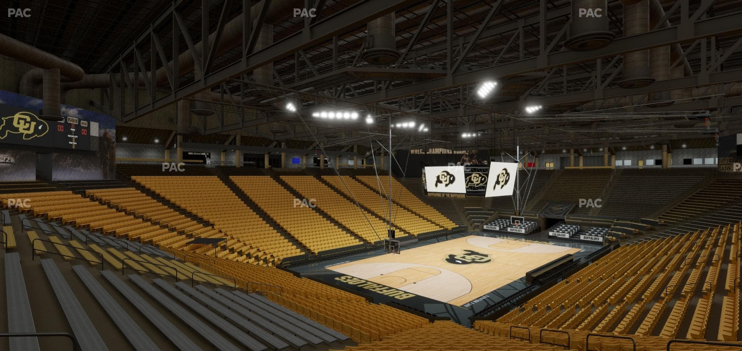 CU Events Center - Section Student Seating 13 Seat View