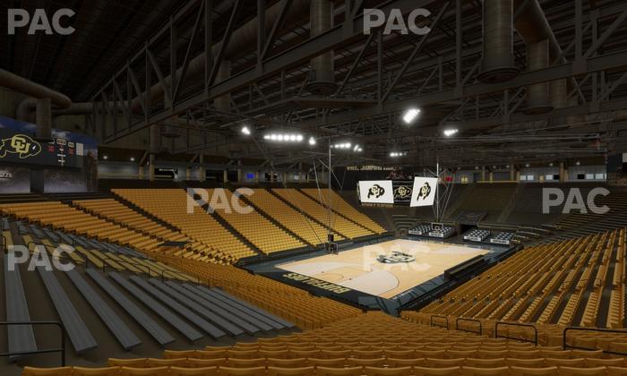 CU Events Center - Section Student Seating 13 Seat View