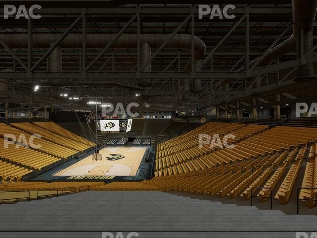 CU Events Center - Section Student Seating 14 Seat View