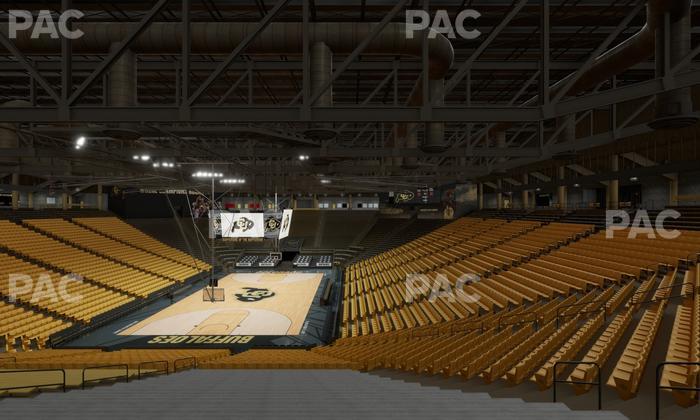 CU Events Center - Section Student Seating 14 Seat View