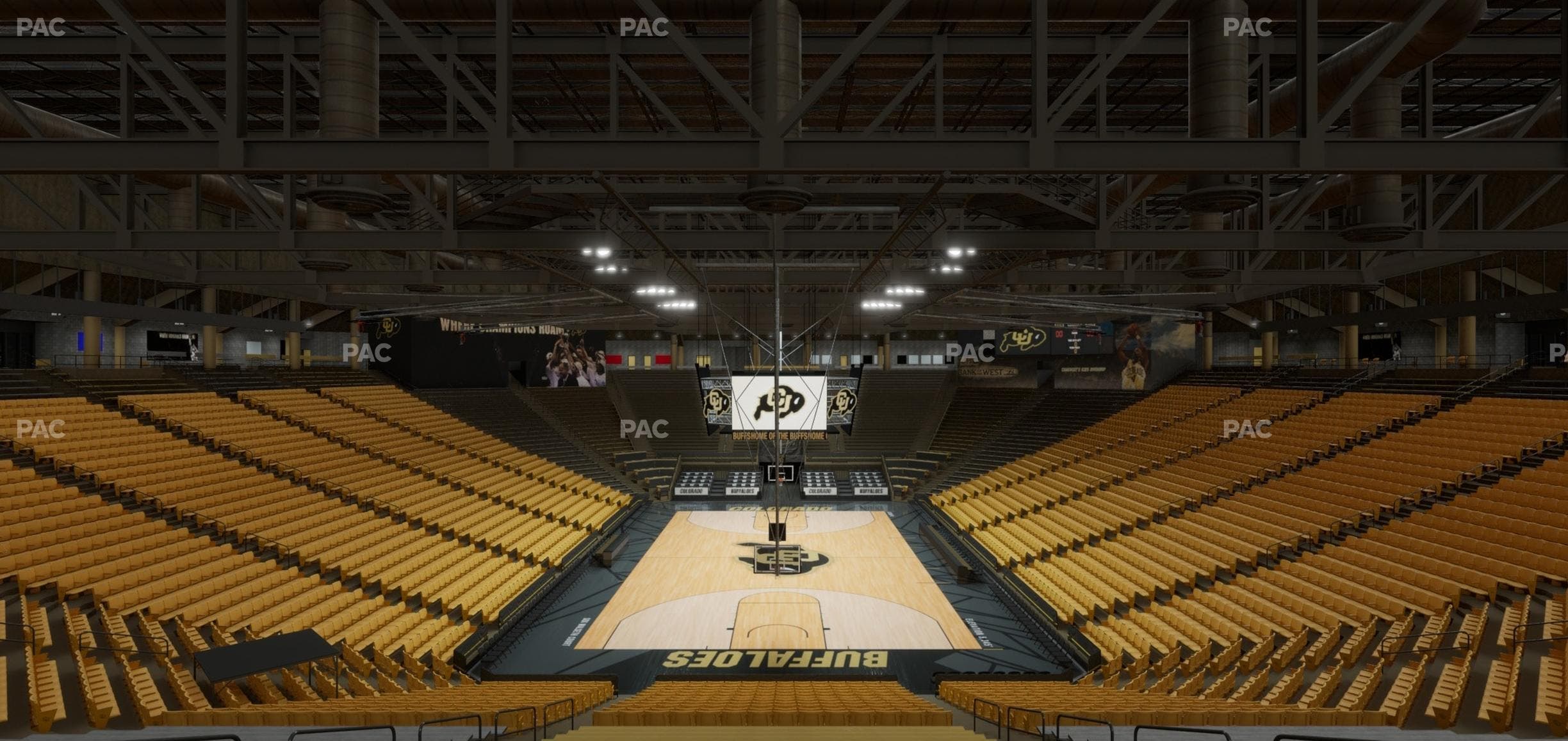 CU Events Center - Section Student Seating 15 Seat View