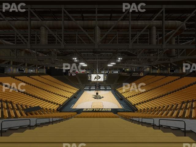 CU Events Center - Section Student Seating 15 Seat View