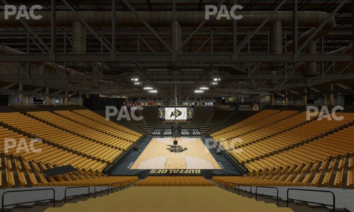 CU Events Center - Section Student Seating 15 Seat View
