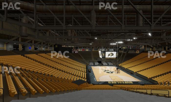 CU Events Center - Section Student Seating 16 Seat View