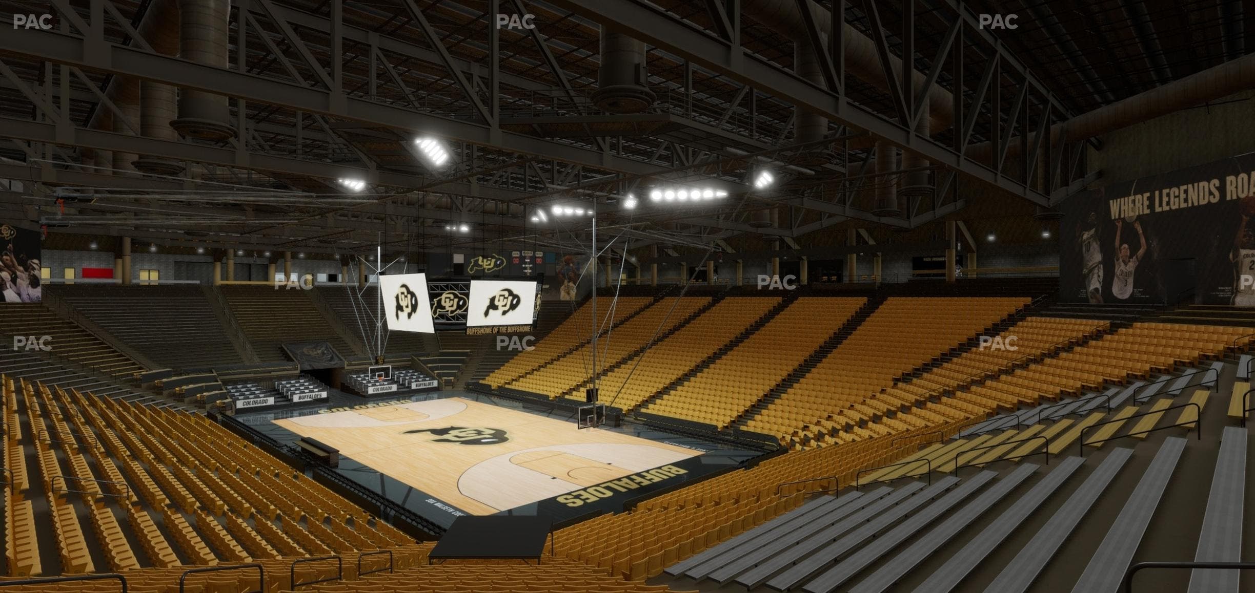 CU Events Center - Section Student Seating 17 Seat View