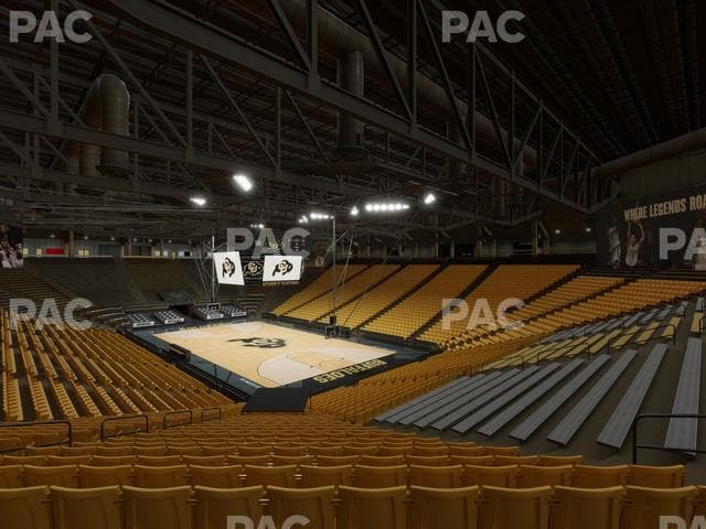 CU Events Center - Section Student Seating 17 Seat View