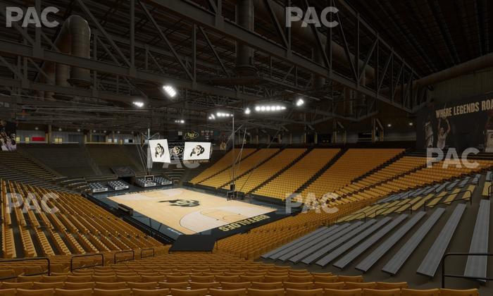 CU Events Center - Section Student Seating 17 Seat View