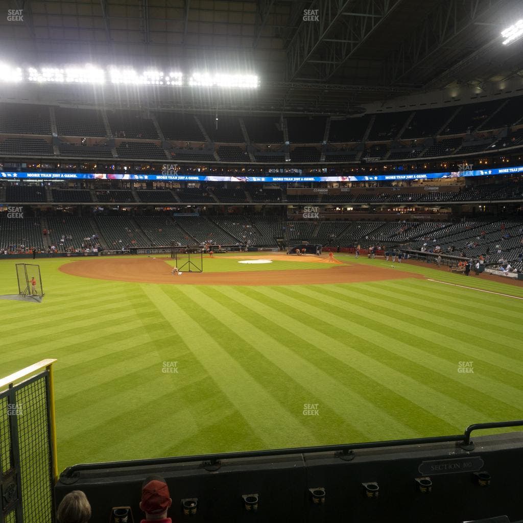 Daikin Park - Section 100 Seat View