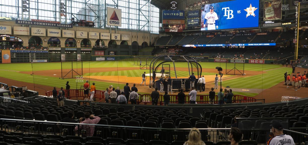 Daikin Park - Section 118 Seat View