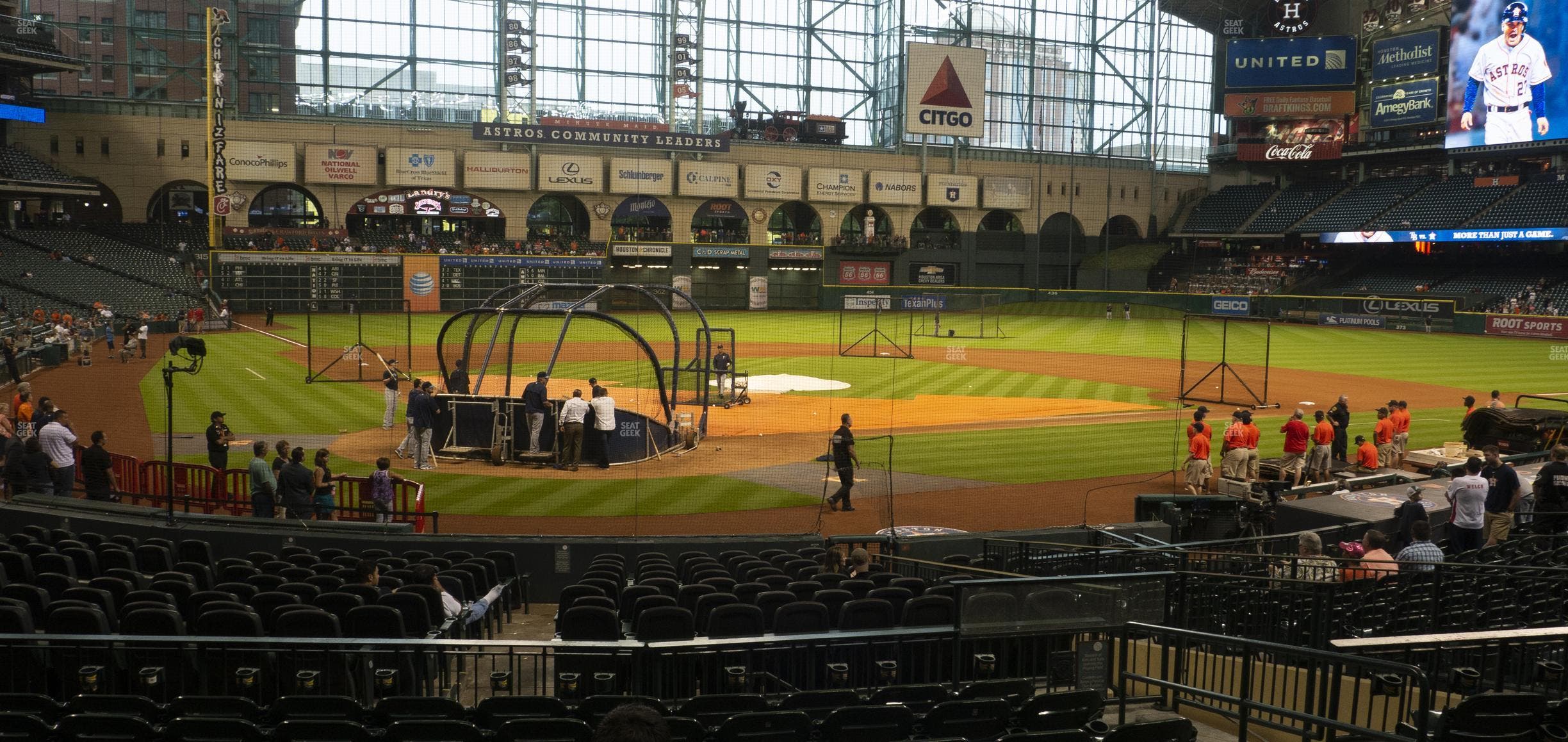 Daikin Park - Section 120 Seat View