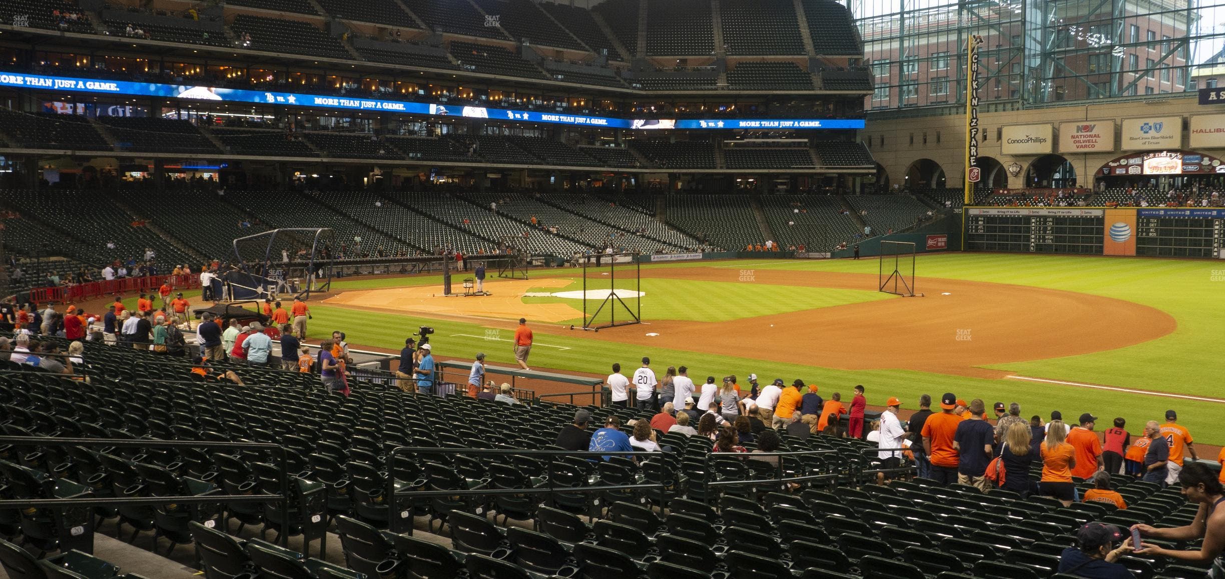 Daikin Park - Section 129 Seat View